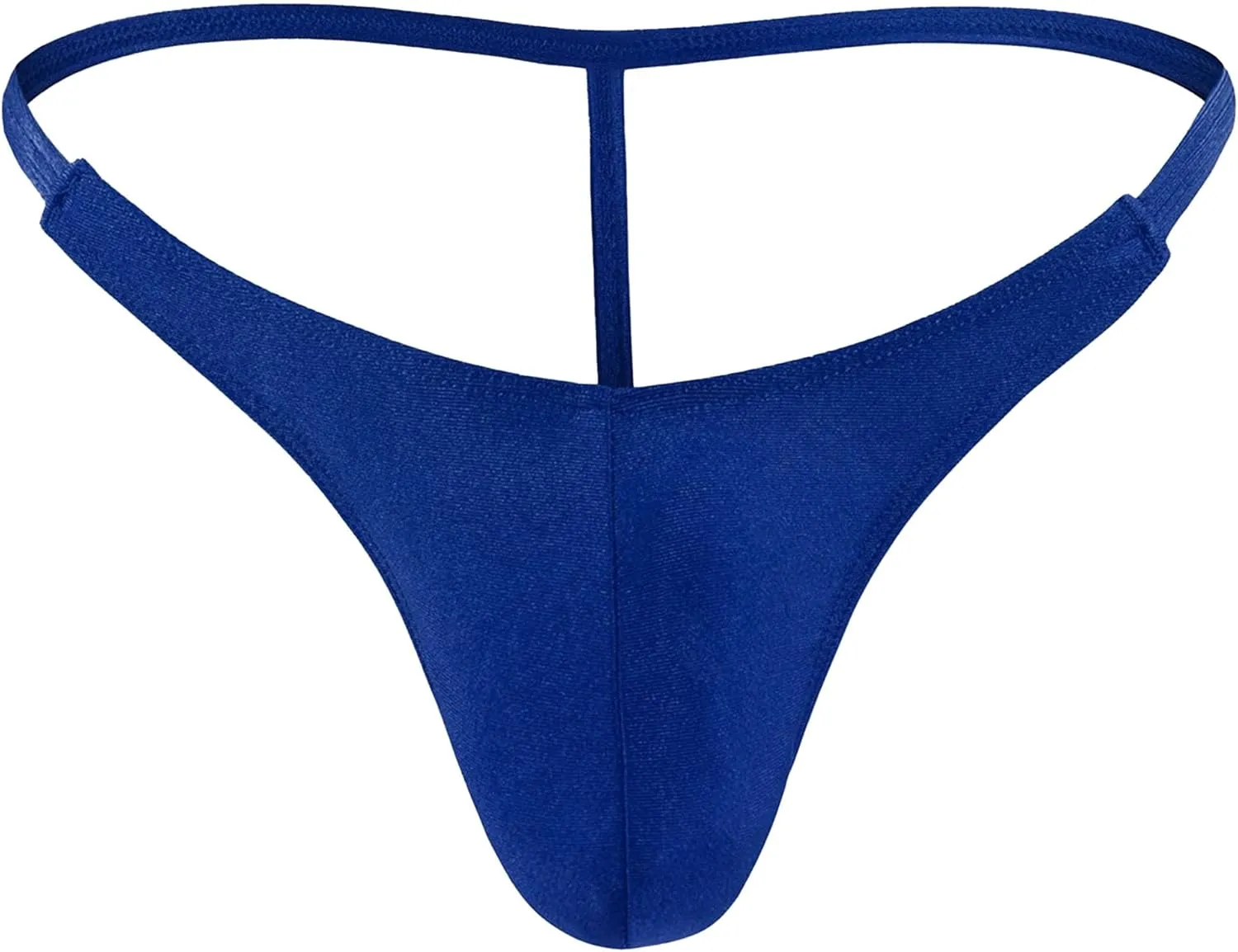 Men's Low Waist Solid Color Thong G String Breathable Men Boxer Briefs Silky Sexy Bulge Pouch Underwear