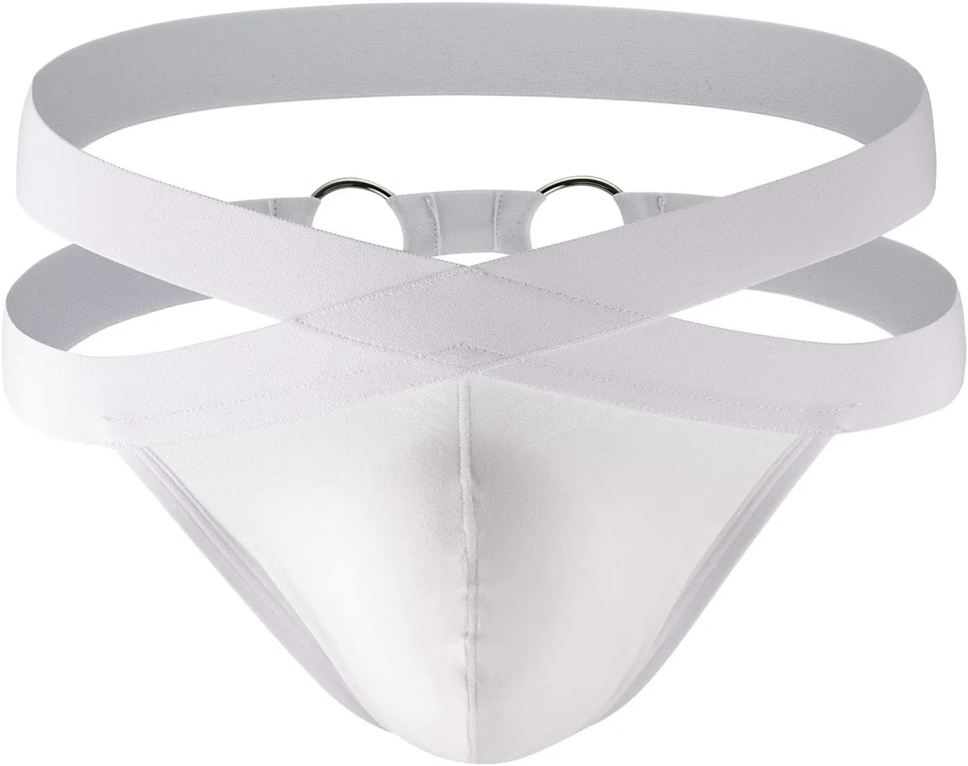 Men's See Through Sexy Thongs Underwear Bulge Pouch Mesh Breathable G-string T-back Butt-Flaunting Underpants