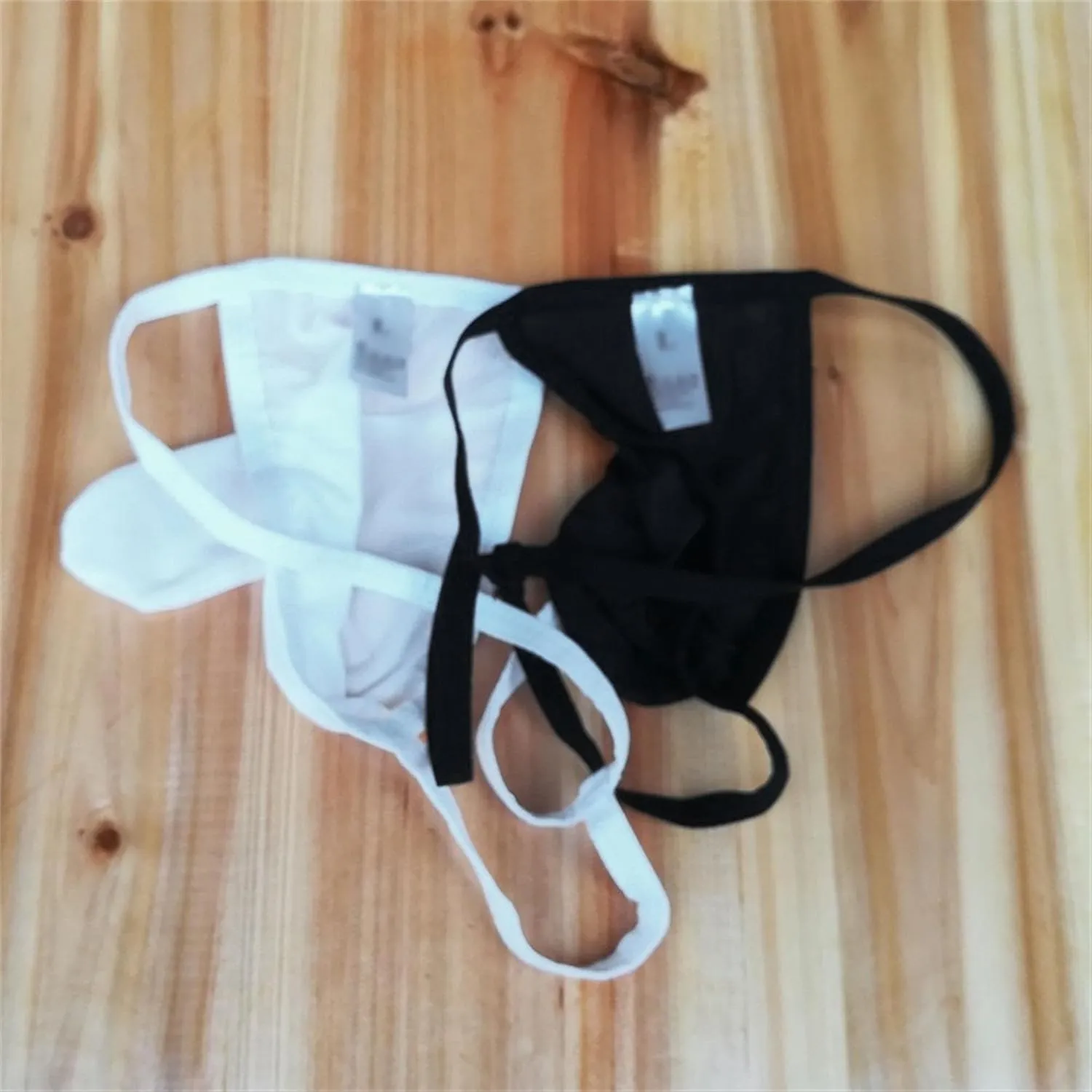 Men's See-Through T-Back Thong Low Rise Bulge Pouch Male Lingerie Breathable Athletic Supporter Fishnet Brief