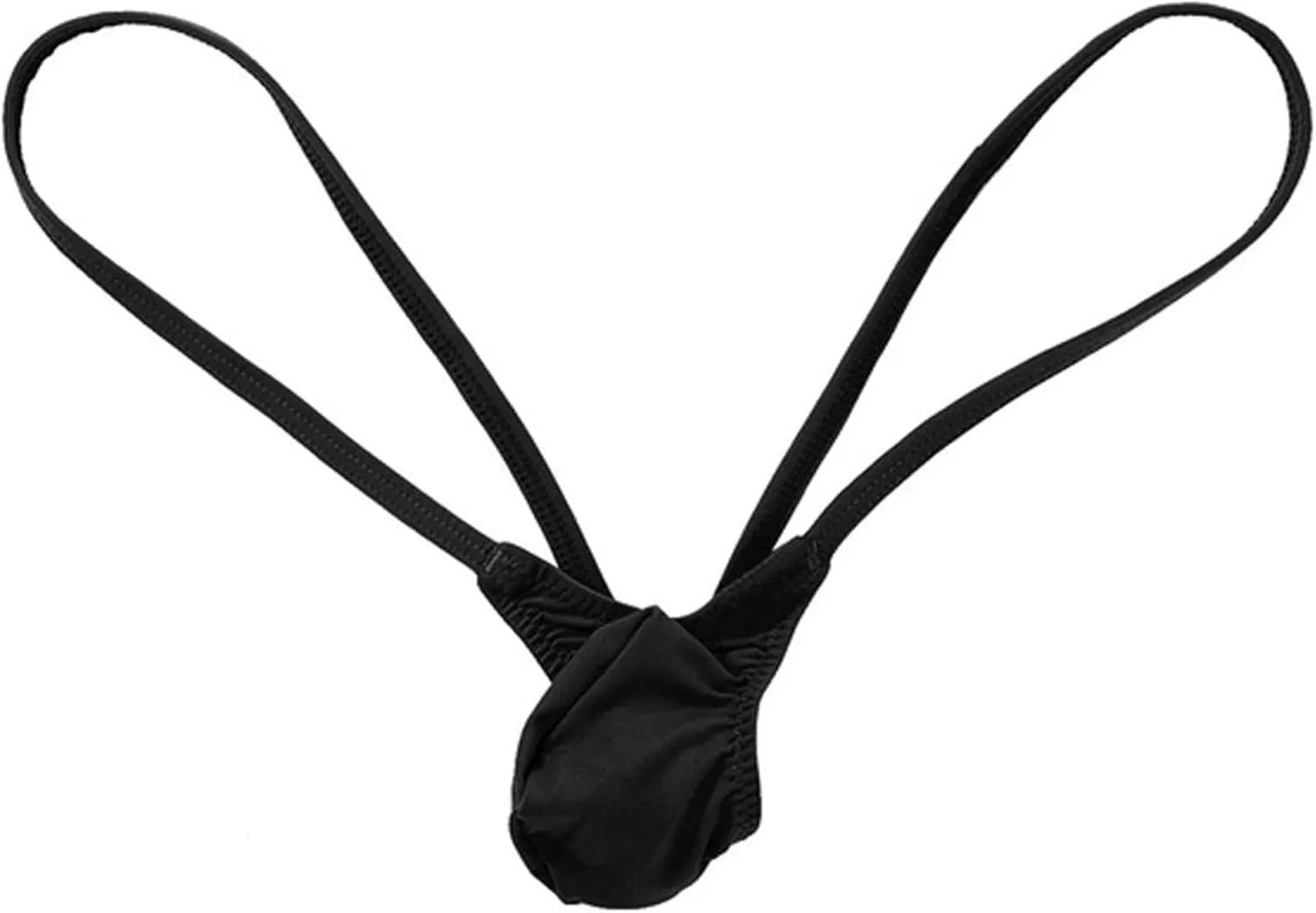 Men's Sex Solid Pouch Thong Breathable Men Low Rise G-String Briefs Sexy T-Back Bulge Pouch Underwear
