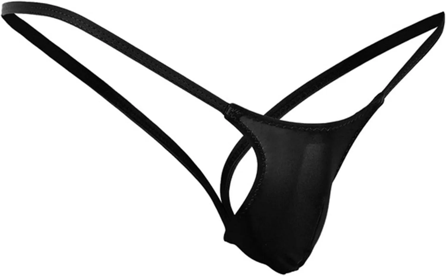 Men's Sex Solid Pouch Thong Breathable Men Low Rise G-String Briefs Sexy T-Back Bulge Pouch Underwear
