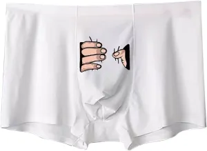 Men's Underwear Micro Modal Dual Pouch Trunks Support Ball Pouch Bulge Enhancing Boxer Briefs for Men Breathable Sexy Panties
