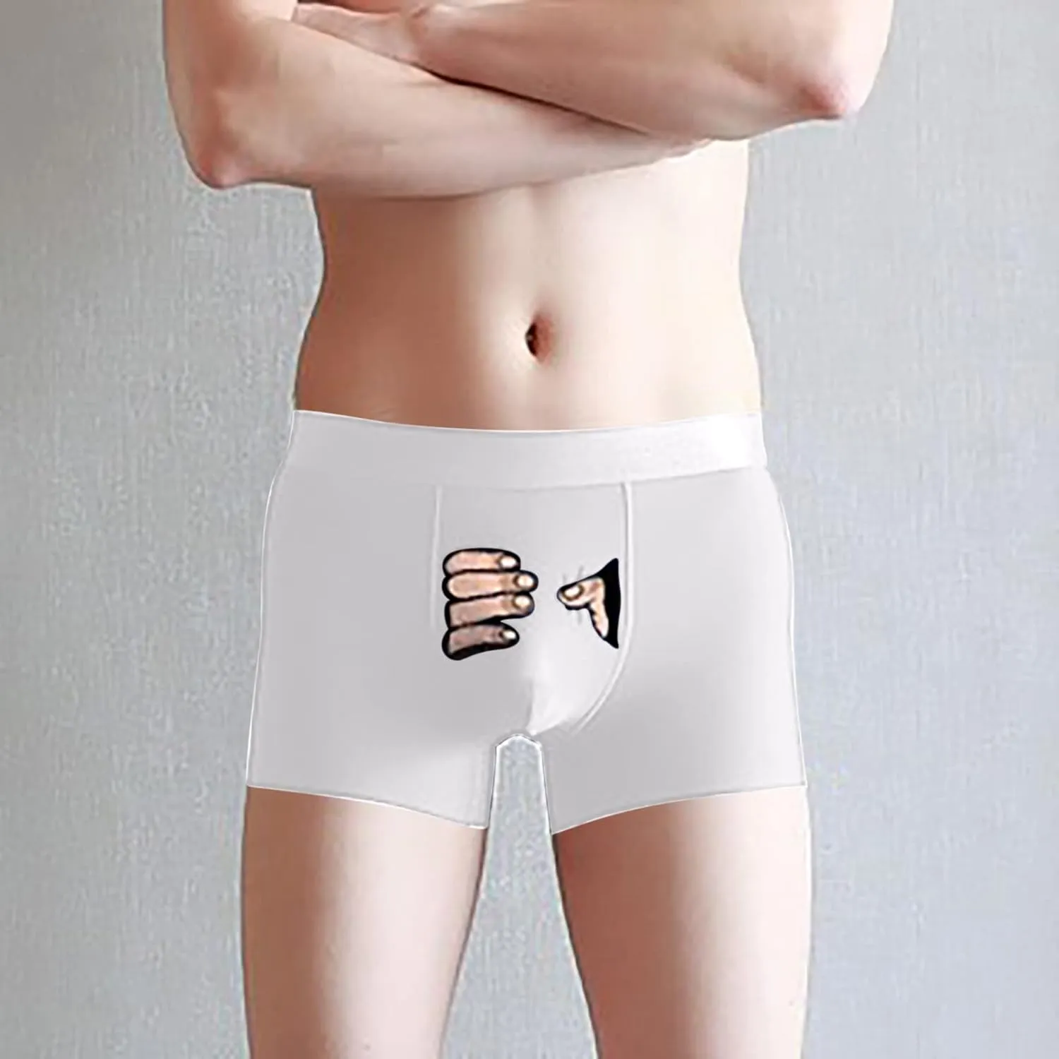 Men's Underwear Micro Modal Dual Pouch Trunks Support Ball Pouch Bulge Enhancing Boxer Briefs for Men Breathable Sexy Panties