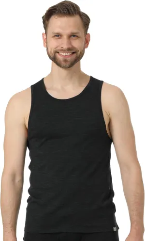 Merino Wool Tank Top Men - Active Merino Wool Undershirt Moisture Wicking Breathable Anti-Odor Lightweight Base Layer