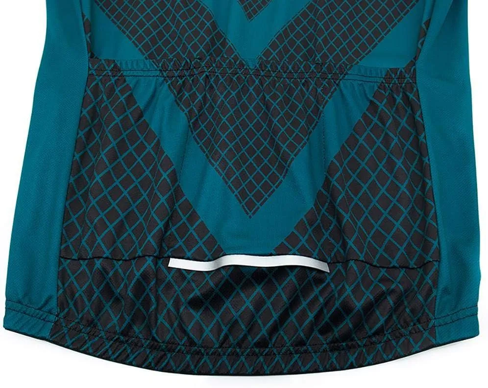 MOXILYN Men's Cycling Jersey Bike Clothing Set Full Zipper Breathable Quick-Dry Shirt   Cycling Bibs with 20D Padded