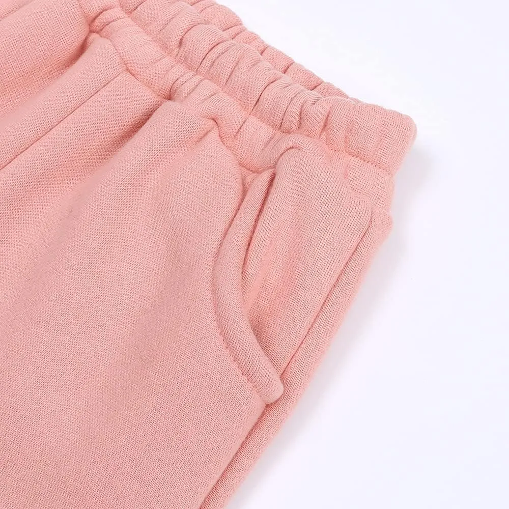 MYGBCPJS Youth 2PCS Jogger Outfits Set Fleece Hooded   Sweatpants Boys Girls Athletic Sweatsuits Pullover Clothes