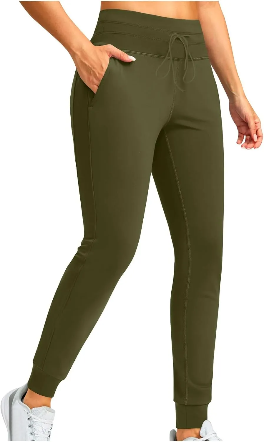 Pants for Women Joggers Casual Sports Pants Lightweight Quick Dry Pants Workout Pants Drawstring High Waist Trousers