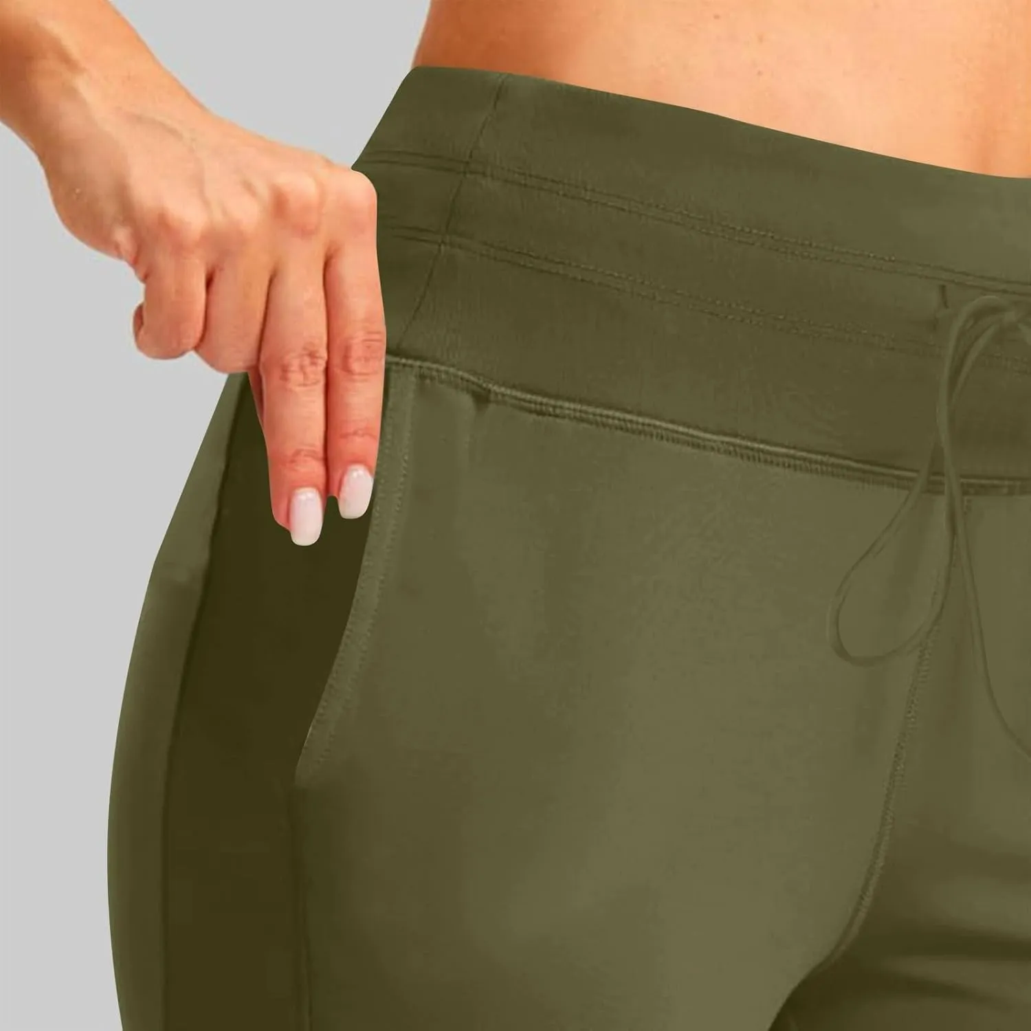 Pants for Women Joggers Casual Sports Pants Lightweight Quick Dry Pants Workout Pants Drawstring High Waist Trousers