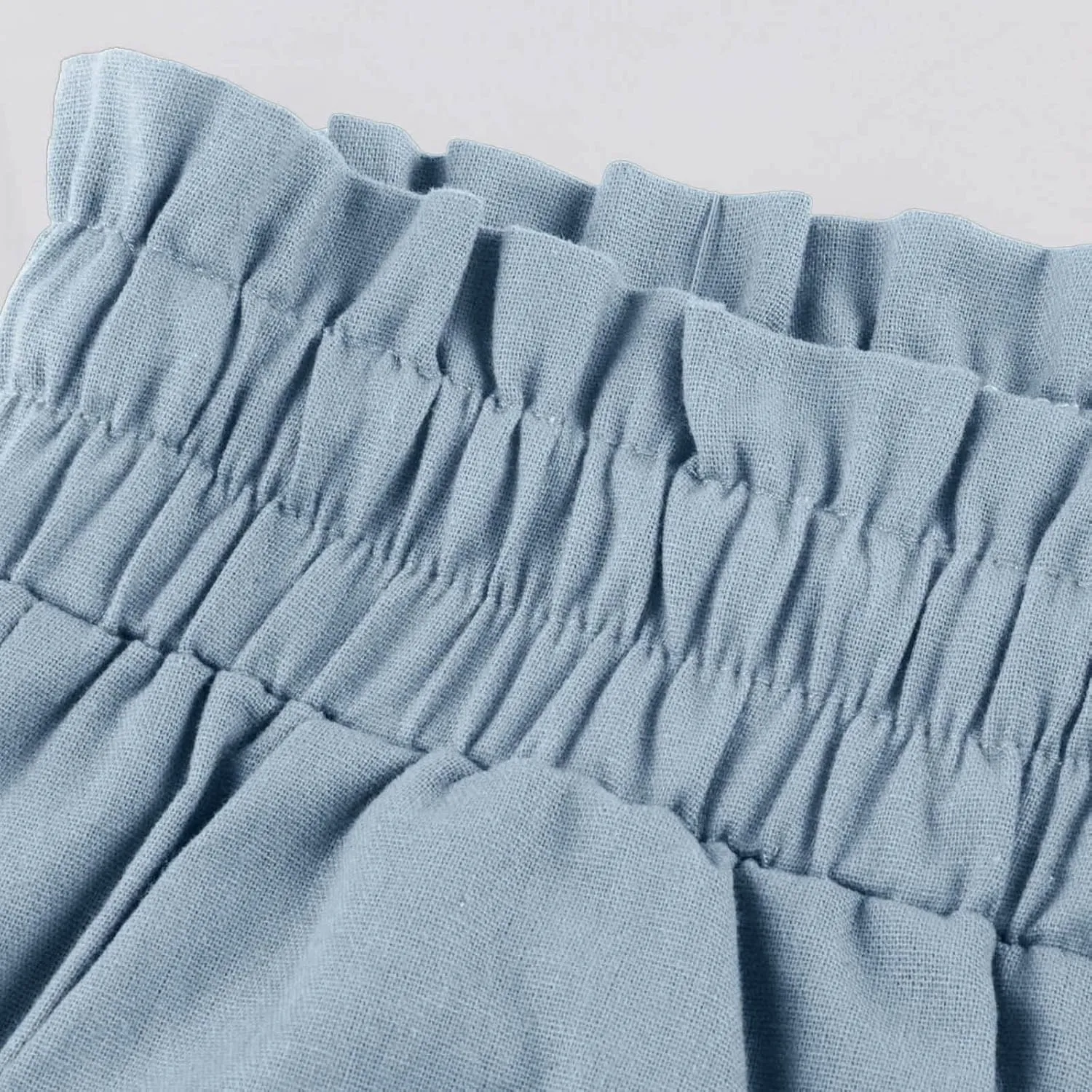 Pants for Women, Pants Cotton Linen Straight Leg Wide High Waisted Summer
