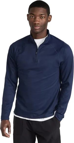 Rhone Men's Session 1/4 Zip, Italian Breathable Pique Fabric, GOLDFUSION Anti-Odor & Quick Dry Technology, UPF 50  Protection