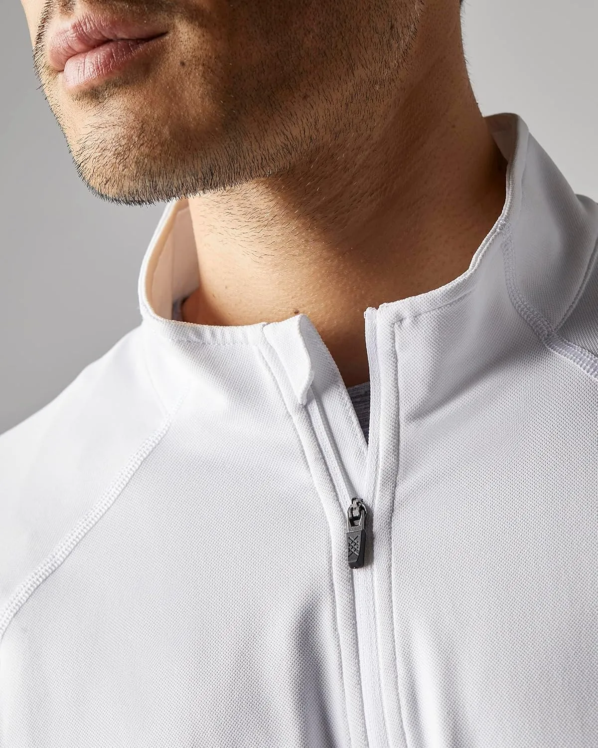 Rhone Men's Session 1/4 Zip, Italian Breathable Pique Fabric, GOLDFUSION Anti-Odor & Quick Dry Technology, UPF 50  Protection