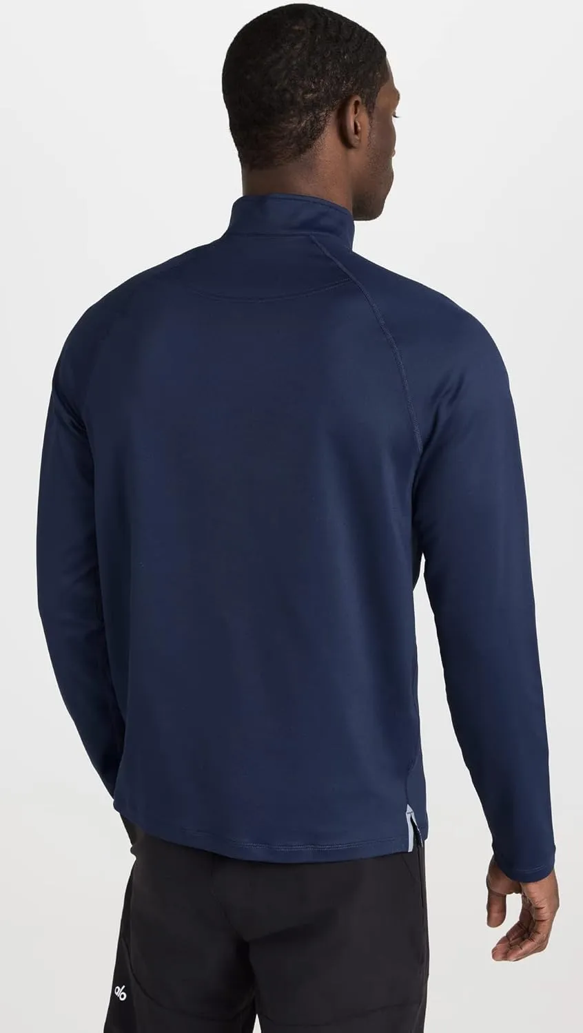 Rhone Men's Session 1/4 Zip, Italian Breathable Pique Fabric, GOLDFUSION Anti-Odor & Quick Dry Technology, UPF 50  Protection
