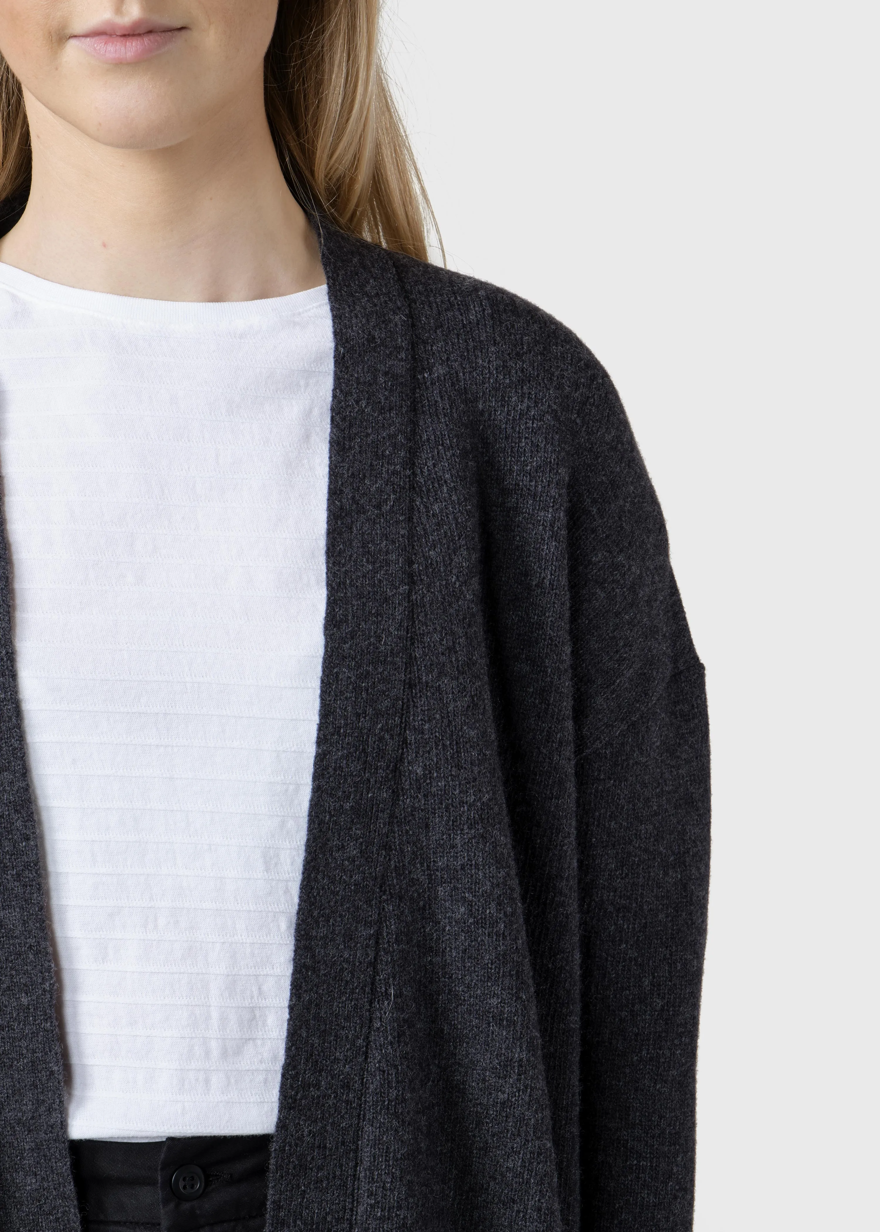 Rosemarie knit cardigan - Anthracite