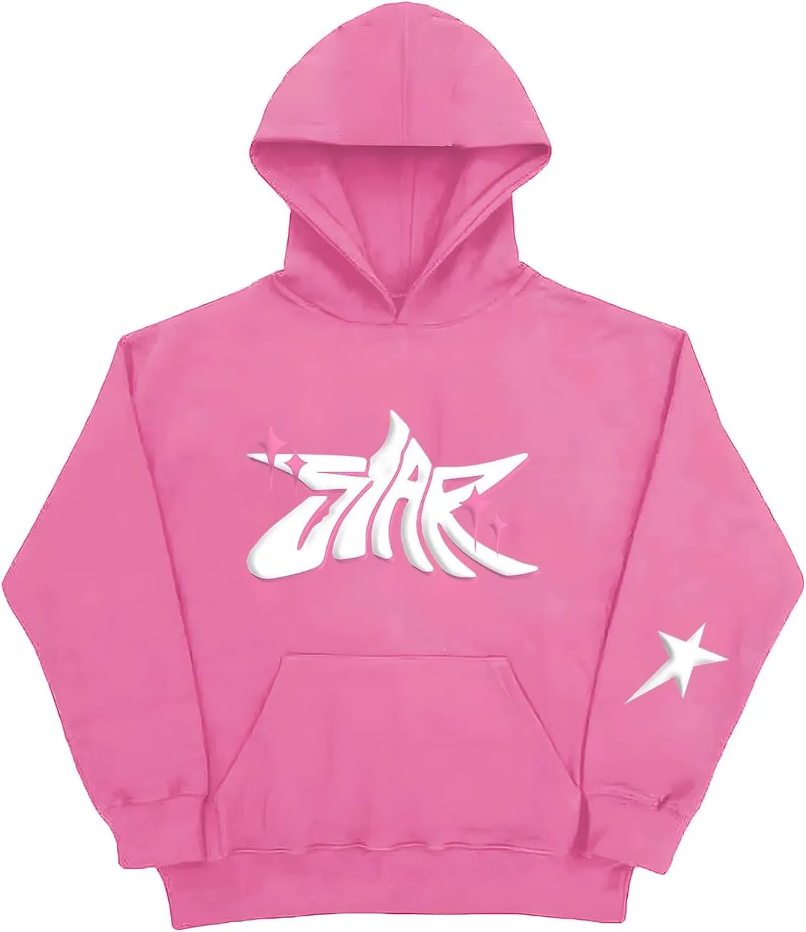 Star Hoodie Oversized Y2k Sweatshirts for Women Cute Stars Graphic Letter Print Hoodies Aesthetic Trendy Pullover