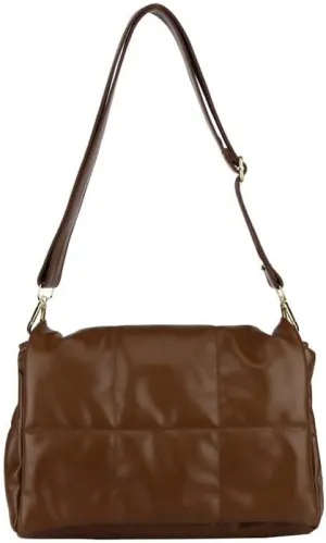 Stylish Cross-straddle Pillow Bag Women's One-shoulder Vintage Down Purse Bag Crossbody Bags for Women Y2k Bag (Bronze)