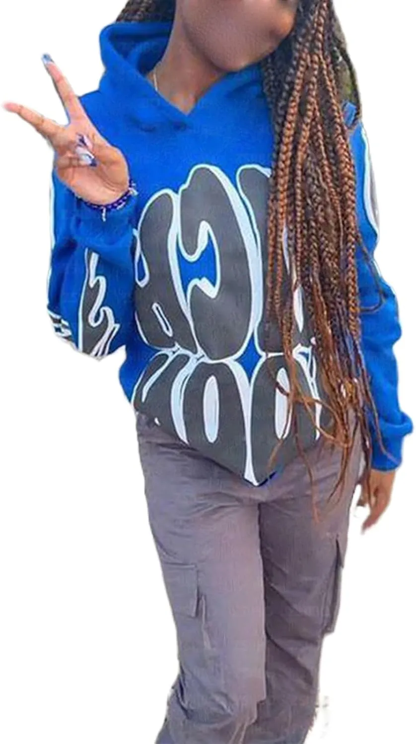 Sunwittafy Y2k Hoodie Men Women Letter Graphic Zip Up Hoodie Star Grunge Pullover Harajuku Sweatshirt Streetwear Jacket