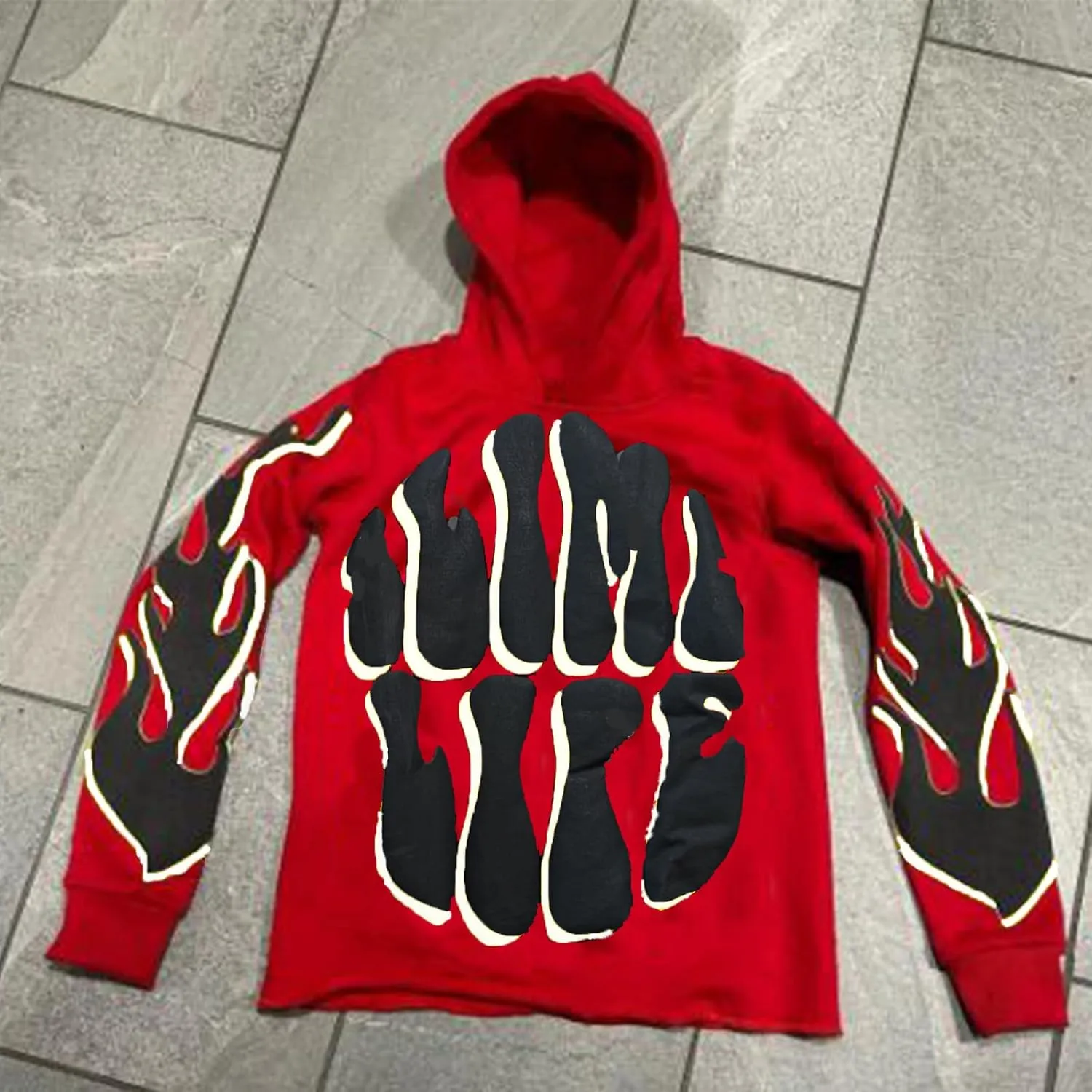 Sunwittafy Y2k Hoodie Men Women Letter Print Hoodies Graphic Grunge Oversized Pullover Sweatshirt Harajuku Jacket Streetwear