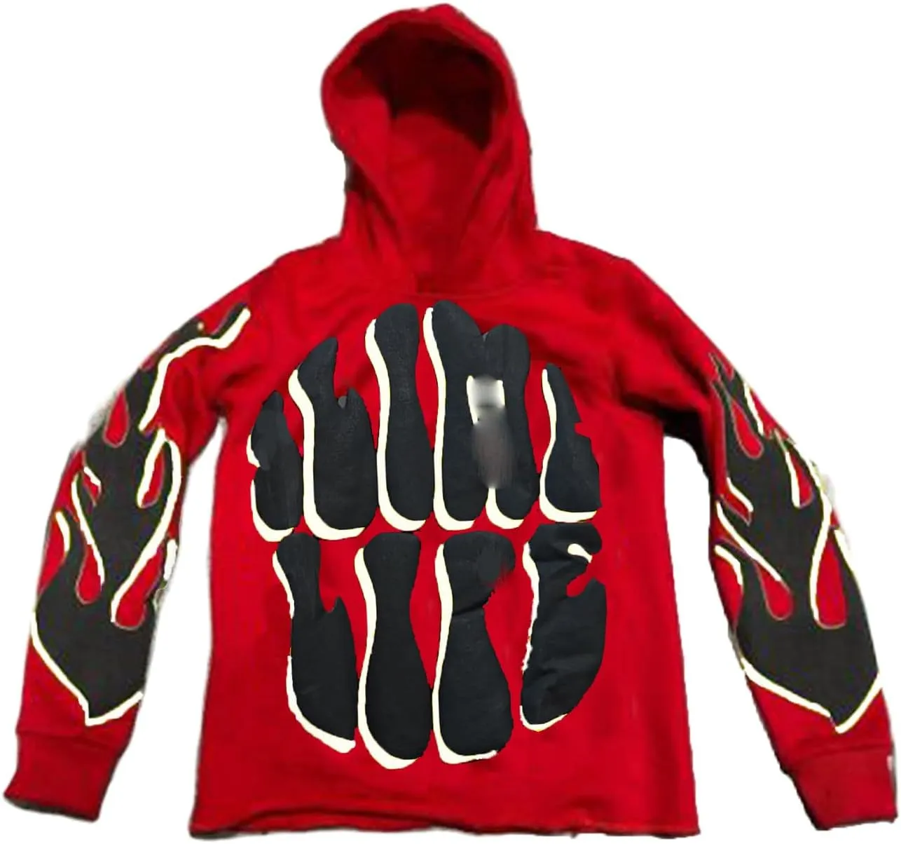 Sunwittafy Y2k Hoodie Men Women Letter Print Hoodies Graphic Grunge Oversized Pullover Sweatshirt Harajuku Jacket Streetwear