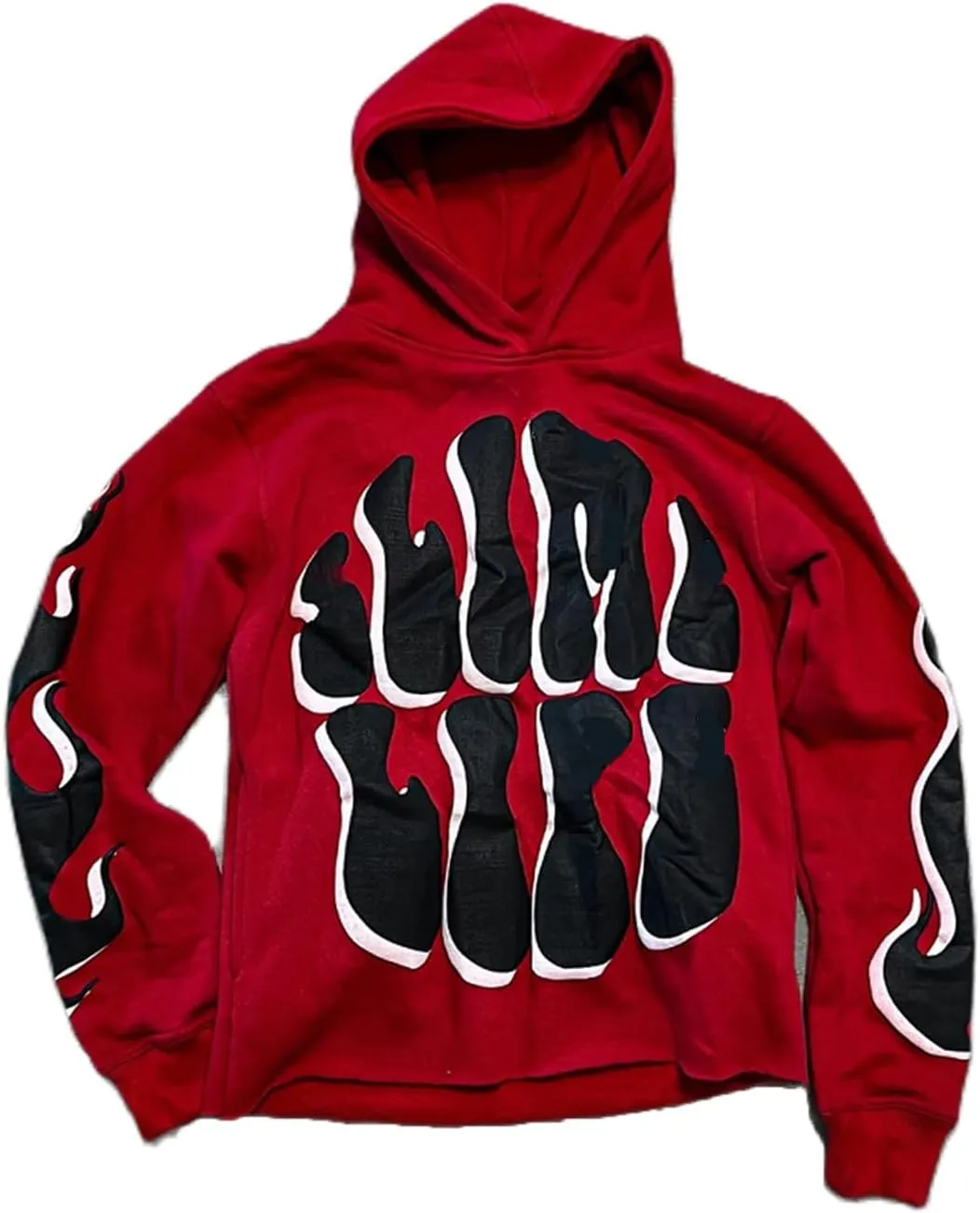 Sunwittafy Y2k Hoodie Men Women Letter Print Hoodies Graphic Grunge Oversized Pullover Sweatshirt Harajuku Jacket Streetwear