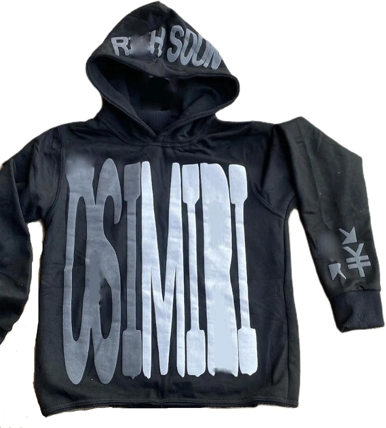 Sunwittafy Y2k Hoodie Men Women Letter Print Zip Up Hoodie Teens Grunge Pullover Sweatshirt Harajuku Star Jacket Streetwear