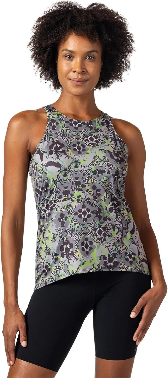 Terry Easy Rider Tank Top for Women Cycling Jersey Sleeveless Racer-Back Style Breathable Moisture Wicking Bike Hike