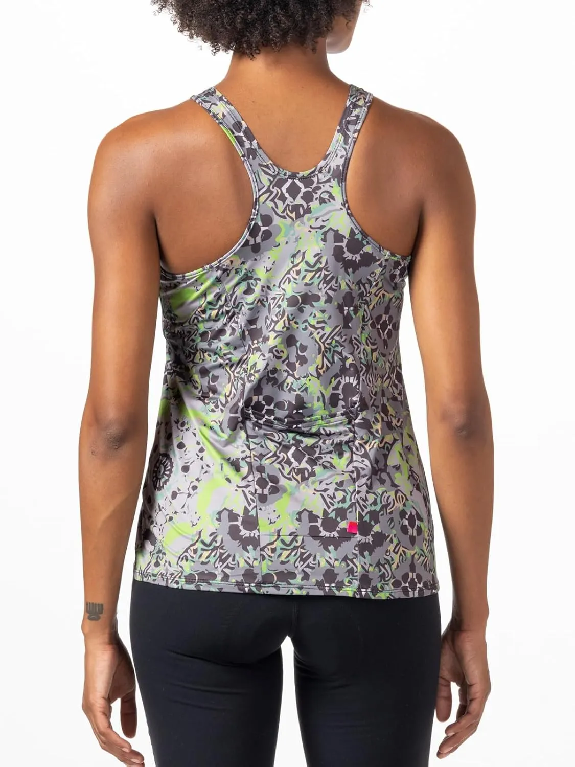 Terry Easy Rider Tank Top for Women Cycling Jersey Sleeveless Racer-Back Style Breathable Moisture Wicking Bike Hike