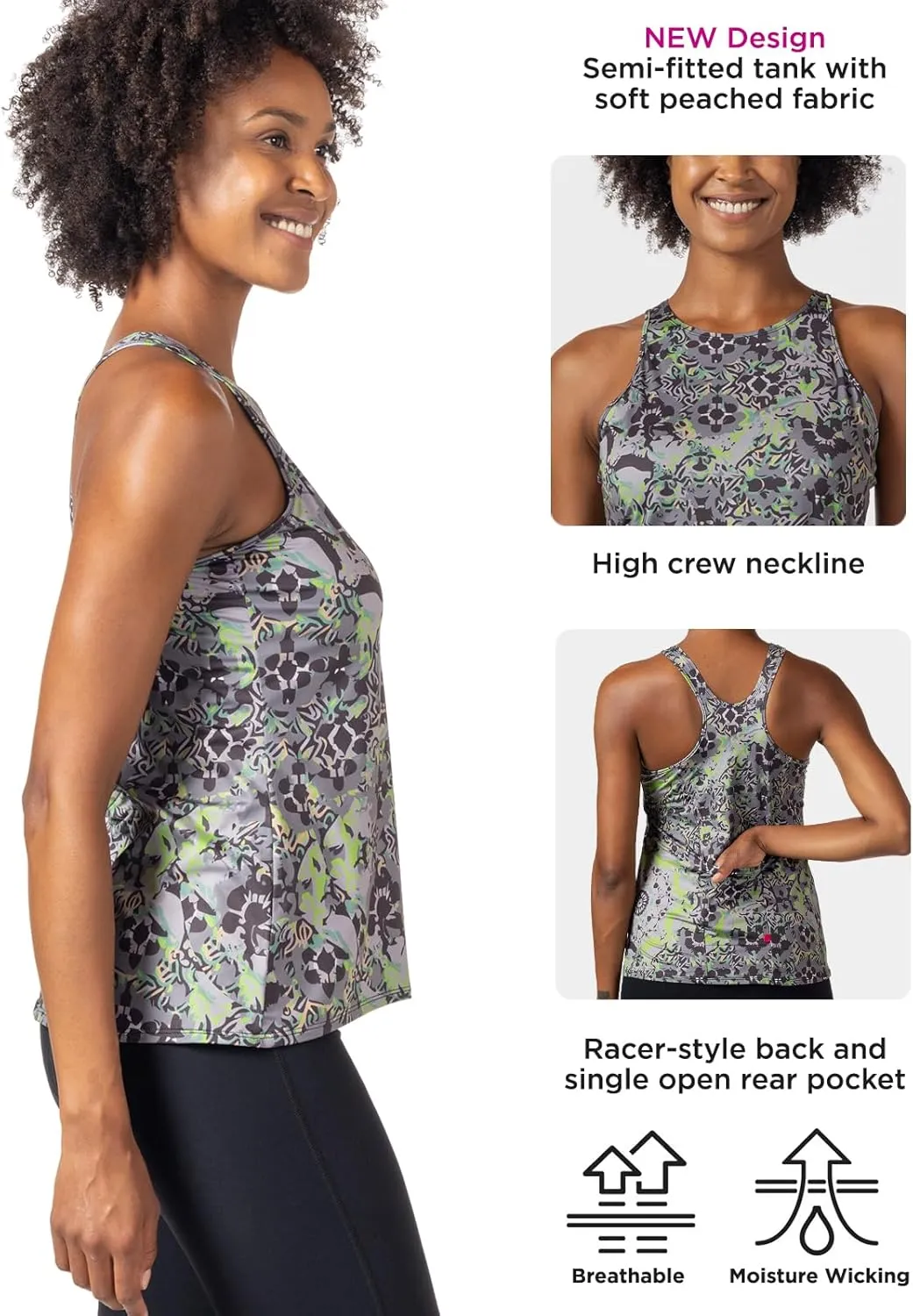 Terry Easy Rider Tank Top for Women Cycling Jersey Sleeveless Racer-Back Style Breathable Moisture Wicking Bike Hike