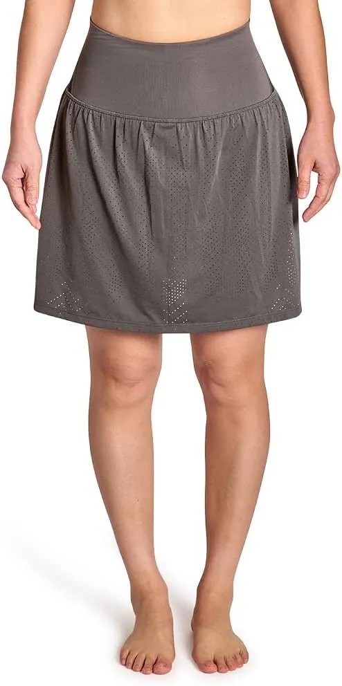 Tommie Copper Womens Pro-Grade Lower Back Support Skort | Breathable, Sweat Wicking Active Wear for Daily Low Back Support
