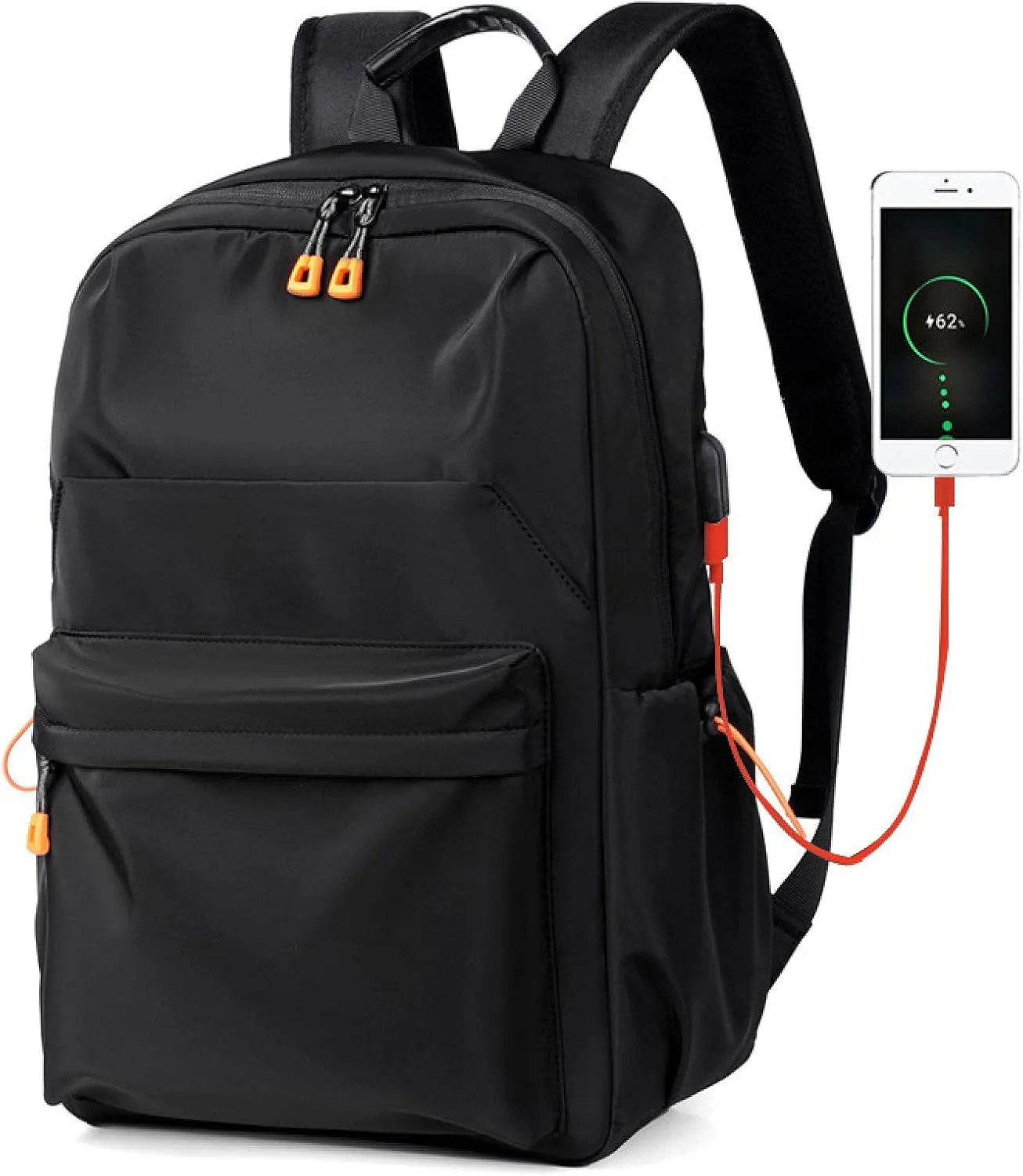 Travel Backpack Casual Fashion Lightweight Black Laptop Bag Large-capacity Travel Backpack