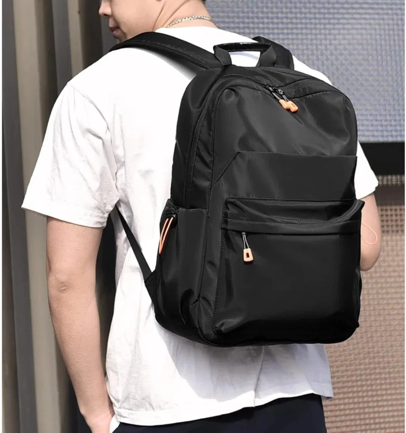 Travel Backpack Casual Fashion Lightweight Black Laptop Bag Large-capacity Travel Backpack