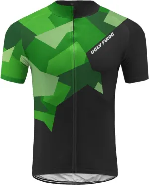UGLY FROG Mens Breathable Cycling Jersey Biker Short/Long Sleeve Shirt Quick Dry Full Zip Men's Bicycle Jacket with Pockets