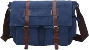 Vintage military canvas notebook computer bag Messenger bag medium canvas Messenger bag military satchel