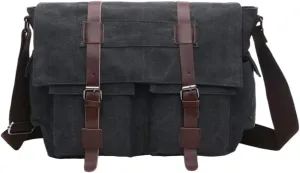Vintage military canvas notebook computer bag Messenger bag medium canvas Messenger bag military satchel