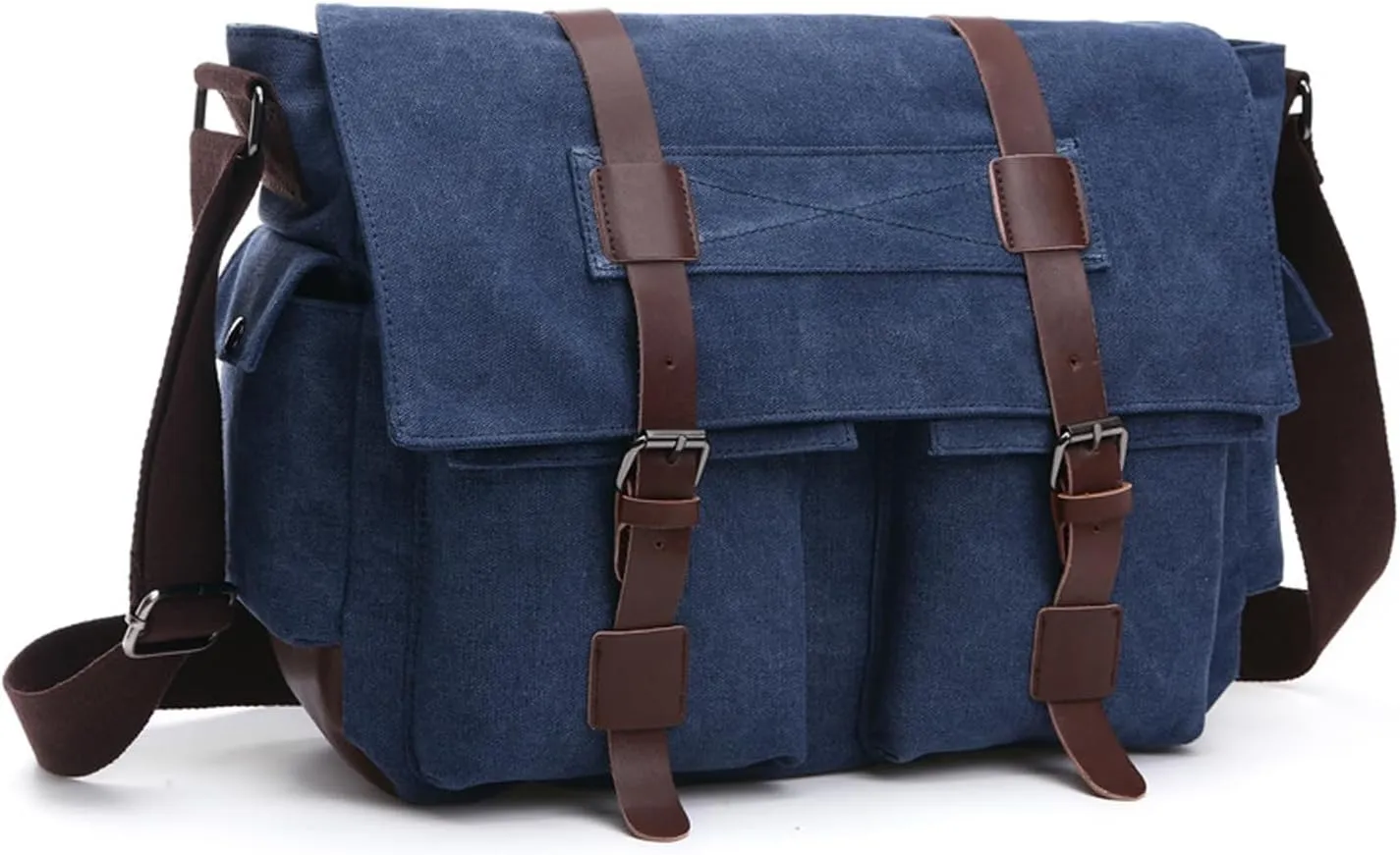 Vintage military canvas notebook computer bag Messenger bag medium canvas Messenger bag military satchel