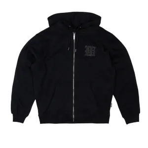 Wasted Paris Kingdom Curve Zip Hoodie - Black