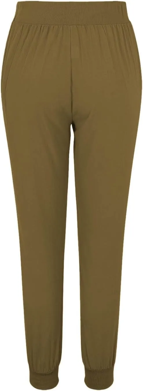 Wide Leg Linen Pants for Women High Waist Casual Loose Fit Summer Lightweight Jogger Palazzo Trouser with Pockets