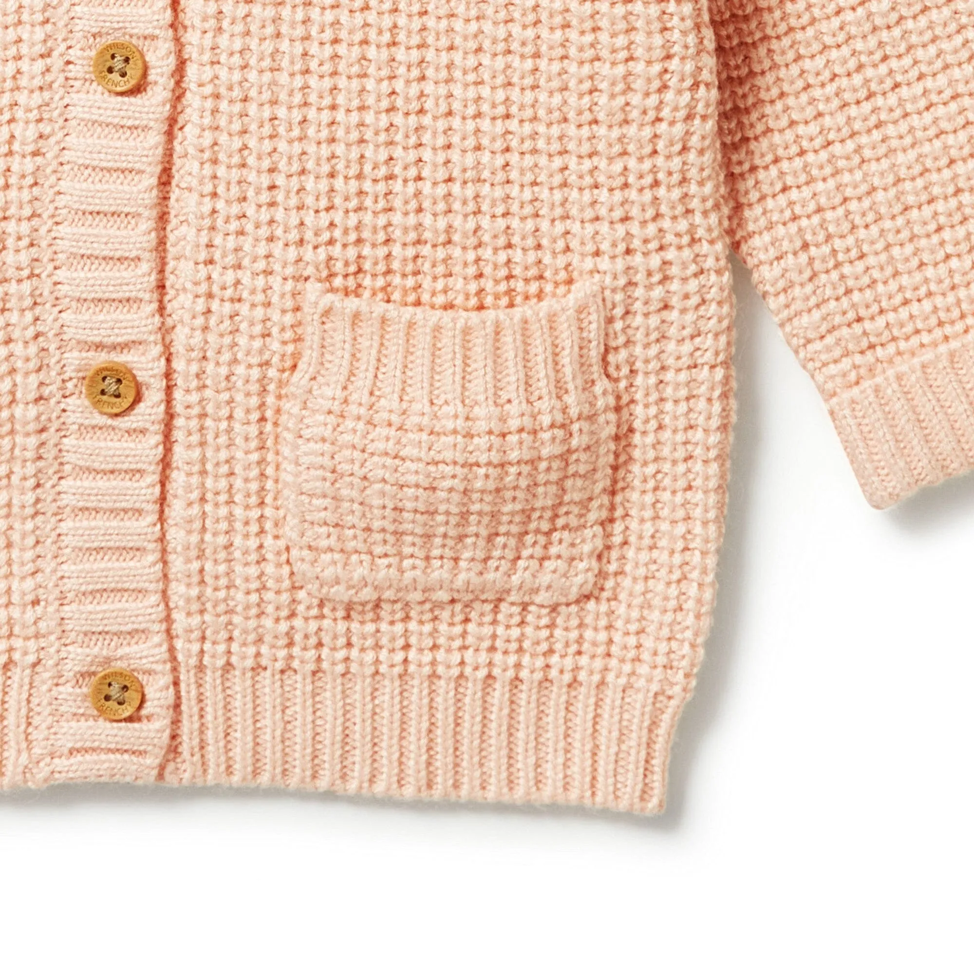 Wilson & Frenchy - Knitted Button Jacket Shell