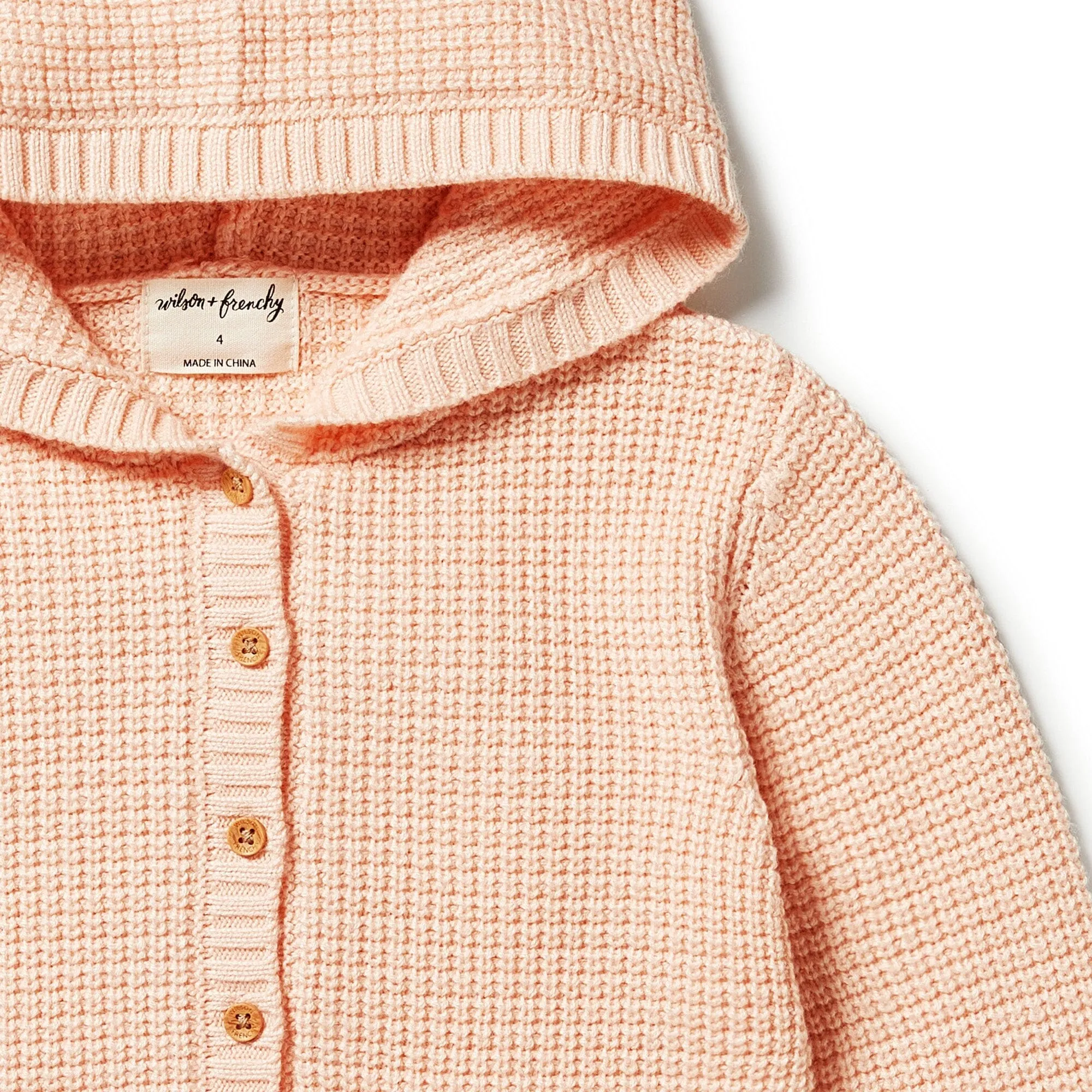 Wilson & Frenchy - Knitted Button Jacket Shell