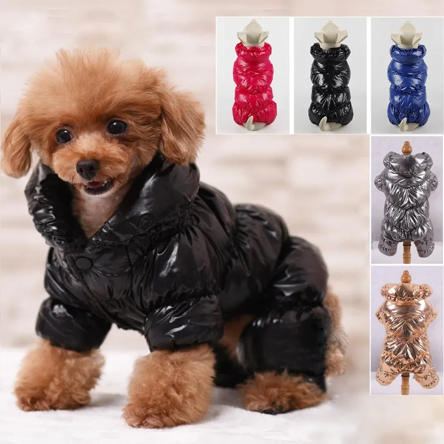 Winter Super Warm Waterproof Down Jacket For Small Dogs