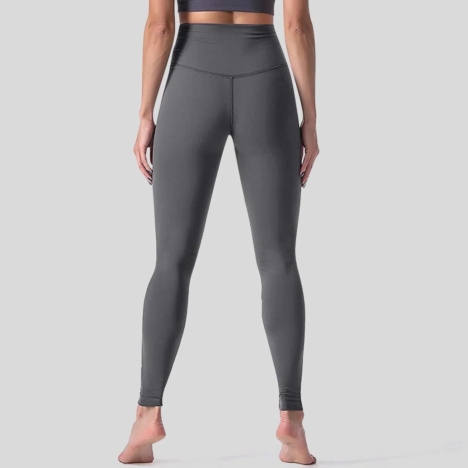 Women High Waisted Leggings Stretch Slim Butt Lifting Yoga Pant Through Tummy Control Sport Gym Lounge Tights Trouser