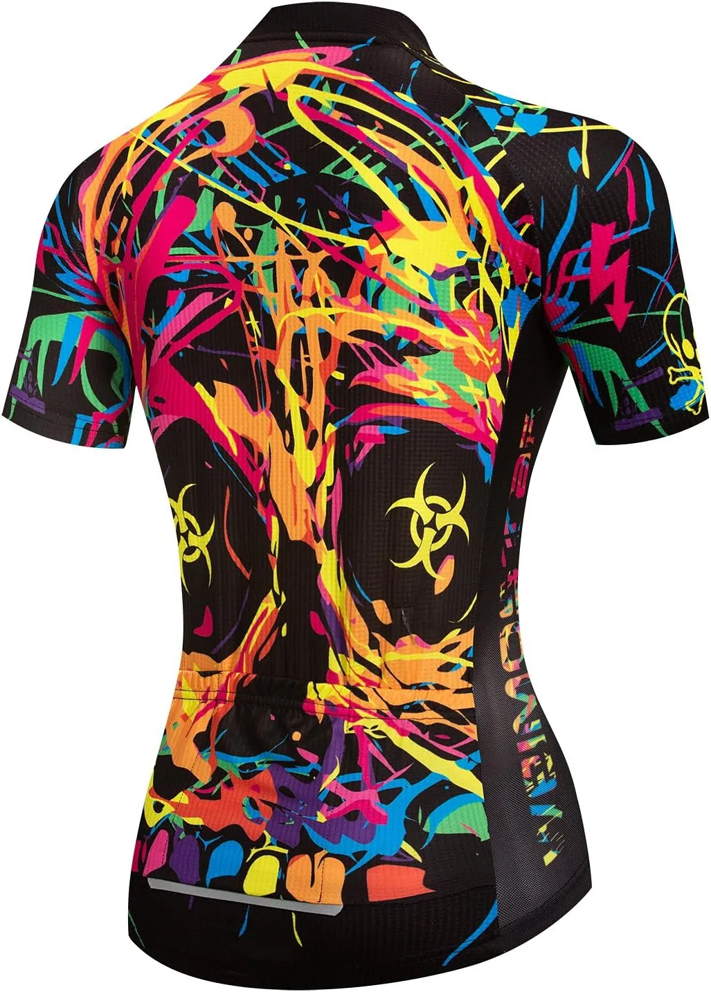 Women's Cycling Jersey Set Short Sleeve 5D Padded Bike Shirt Shorts Breathable Quick-Dry Bicycle Top Kits 3-Pockets S-2XL