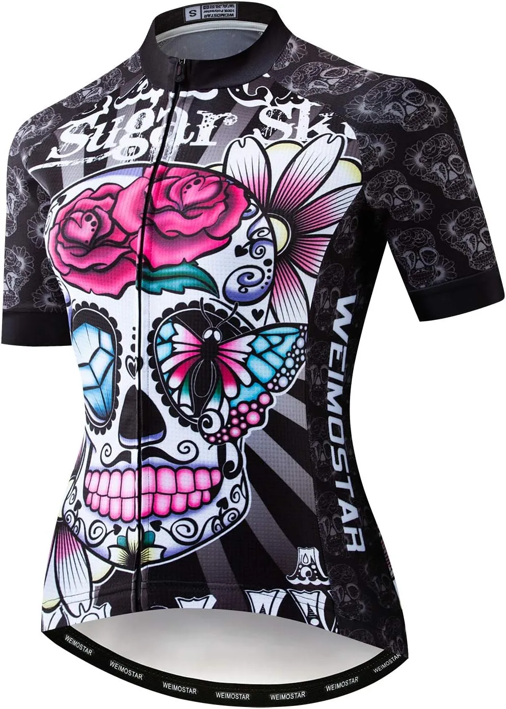 Women's Cycling Jersey Set Short Sleeve 5D Padded Bike Shirt Shorts Breathable Quick-Dry Bicycle Top Kits 3-Pockets S-2XL