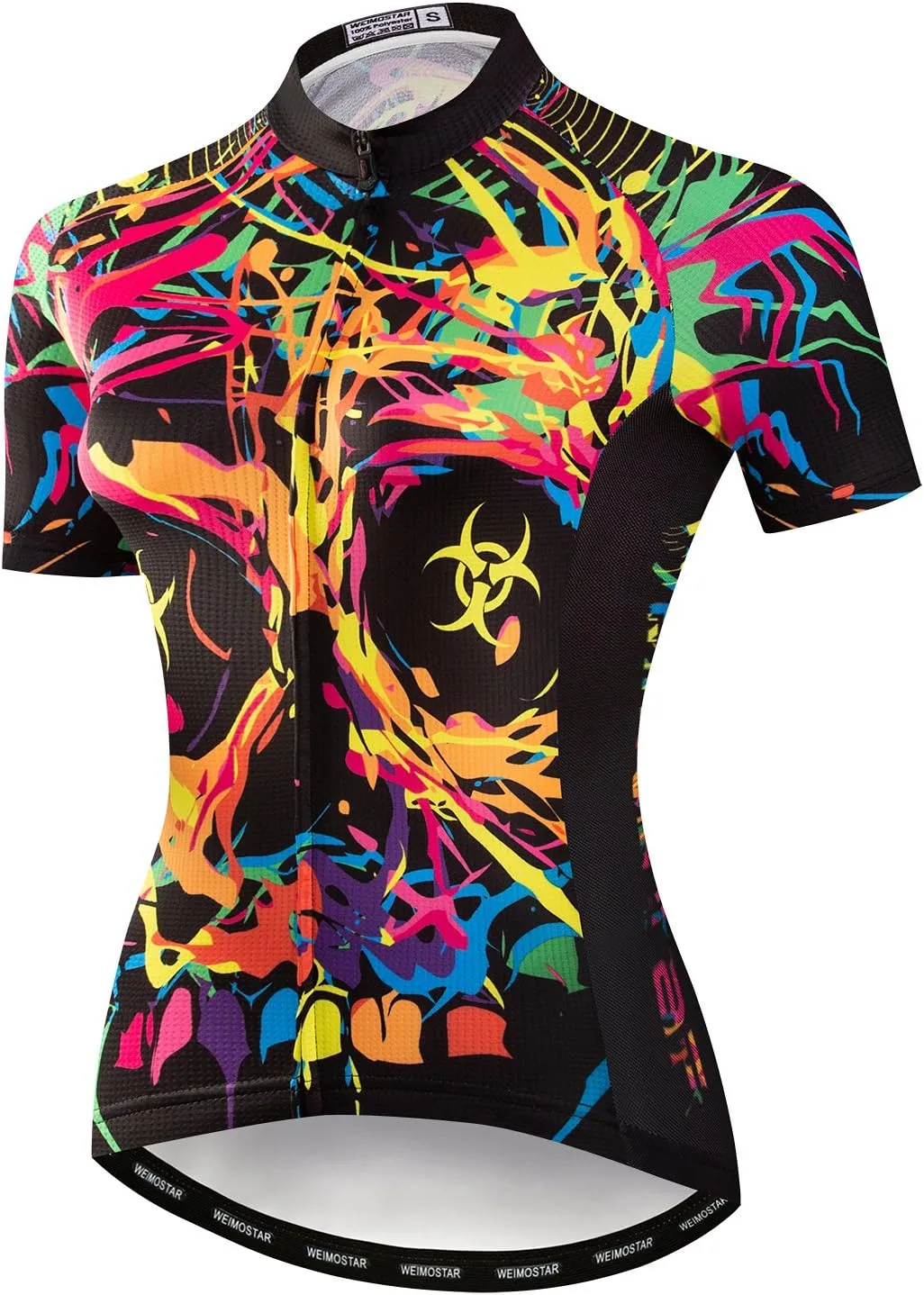 Women's Cycling Jersey Set Short Sleeve 5D Padded Bike Shirt Shorts Breathable Quick-Dry Bicycle Top Kits 3-Pockets S-2XL