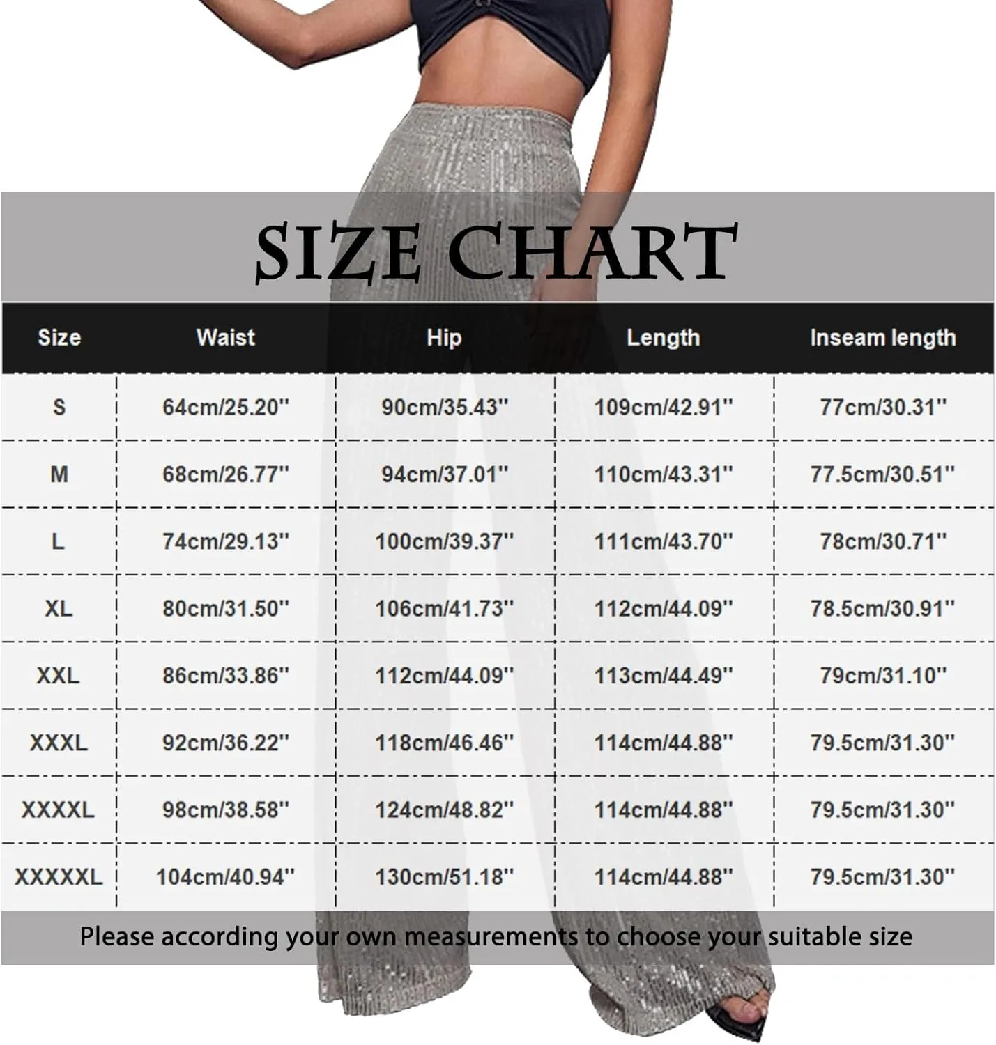 Womens Sequin Flare Pant Women's High Waisted Sequin Loose Drape Wide Leg Pants Fashion Casual Lounge Workout