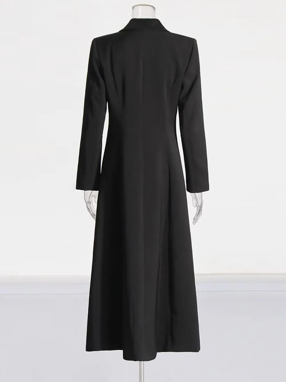 Women's Suit Split Dress Blazer Women Tuxedo Dress Peaked Lapel for Wedding Cocktail Prom Party