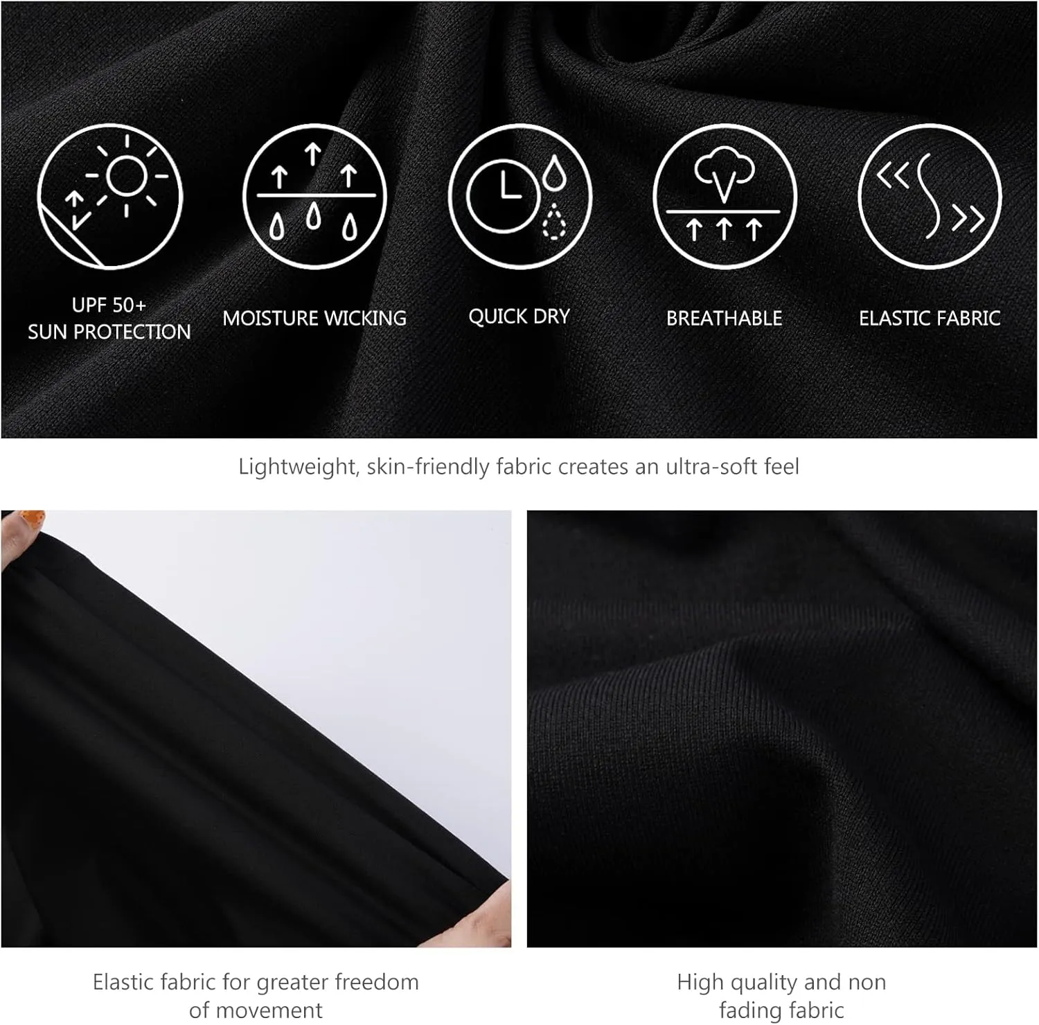 Womens UPF 50  Tank Dress A-Line with Pockets Breathable Quick Dry Sun Protection for Hiking Camping Beach Outdoor