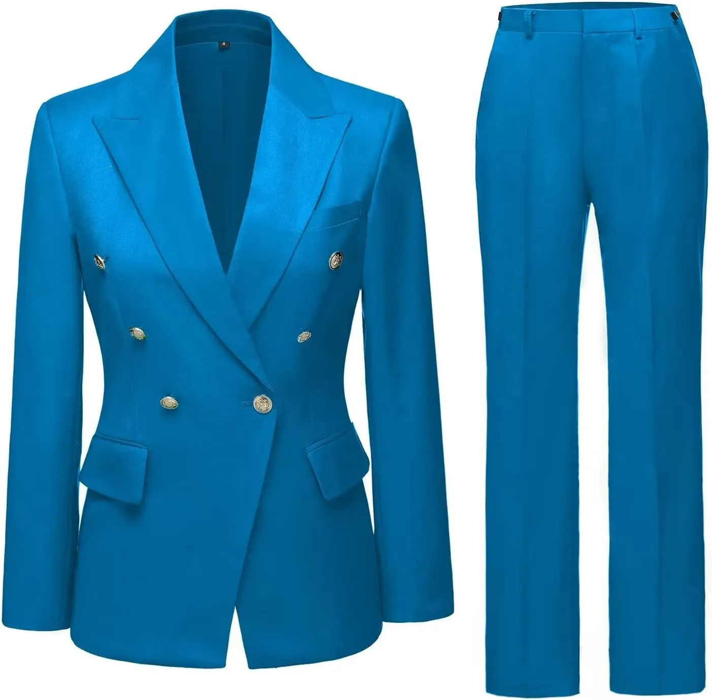 Work Pants Suit for Women 2 Piece Suits Set Business Office Blazer Jacket Long Sleeve Pant Suit Set